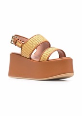 Alberta Ferretti slingback platform sandals