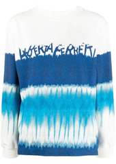 Alberta Ferretti tie-dye logo print sweatshirt