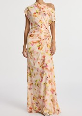 A.L.C. A. L.C. Poppy One-Shoulder Stretch Silk Gown