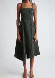 A.L.C. A. L.C. Scarlett Cotton & Linen Asymmetric Dress