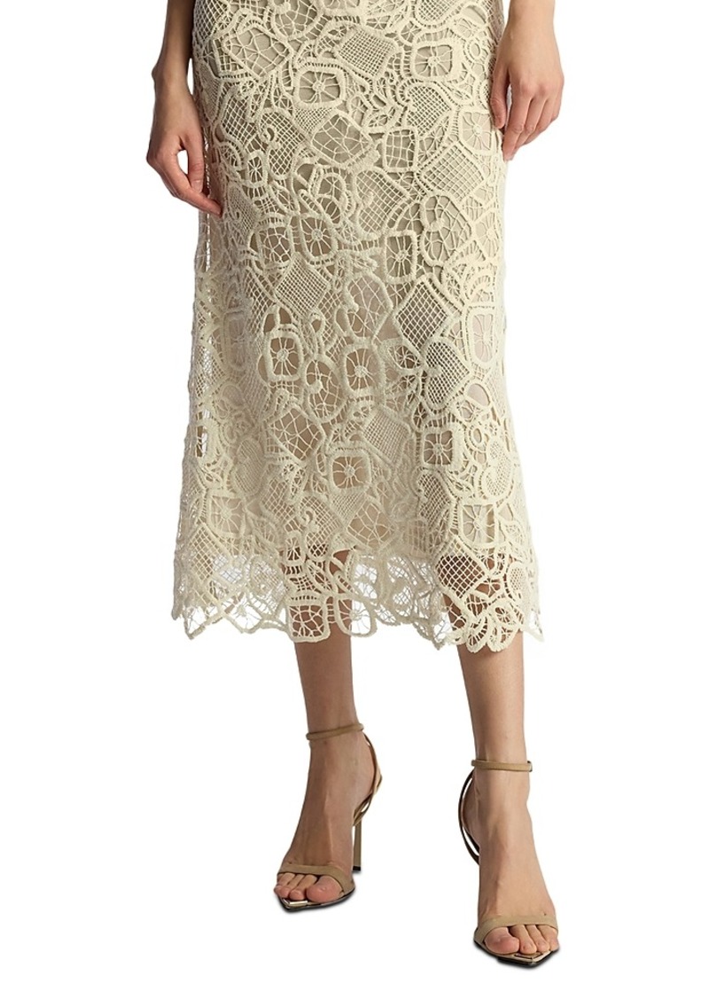 A.L.C. A. l.c. Shay Lace Midi Skirt