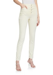 A.L.C. Aiden High-Rise Skinny Button Fly Pants