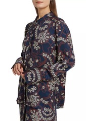 A.L.C. Aiden Paisley Long-Sleeve Blouse