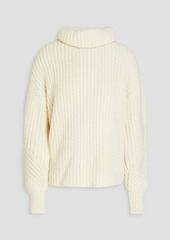 A.L.C. - Clayton ribbed merino wool-blend turtleneck sweater - White - M