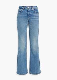 A.L.C. - Faded high-rise straight-leg jeans - Blue - 25