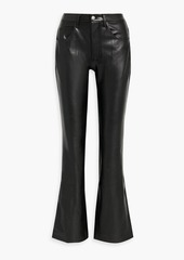 A.L.C. - Freddie faux leather flared pants - Black - US 14