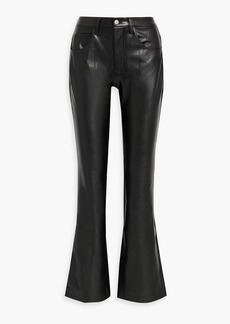 A.L.C. - Freddie faux leather flared pants - Black - US 10