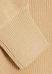 A.L.C. - Helena ribbed wool sweater - Brown - XL