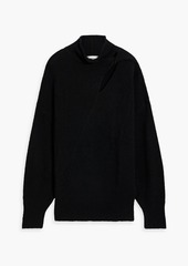 A.L.C. - Jensen twisted cutout knitted turtleneck sweater - Black - L