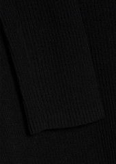 A.L.C. - Kayla cutout ribbed-knit midi dress - Black - XS