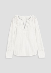 A.L.C. - Nomad pleated broderie anglaise top - White - US 4