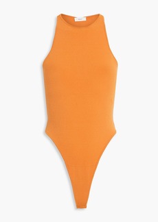 A.L.C. - Pierce cutout stretch-knit bodysuit - Orange - L