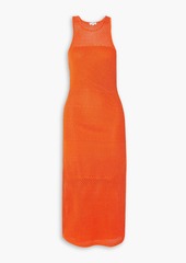 A.L.C. - Roland crocheted cotton midi dress - Orange - XS