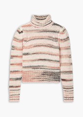 A.L.C. - Selina striped knitted turtleneck sweater - Pink - M
