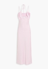 A.L.C. - Sienna cutout shirred satin midi dress - Pink - US 4
