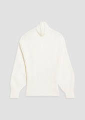 A.L.C. - Sonder cutout brushed knitted turtleneck sweater - White - M