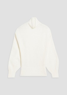 A.L.C. - Sonder cutout brushed knitted turtleneck sweater - White - S
