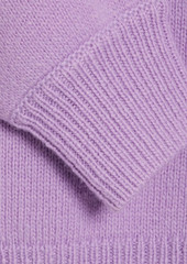 A.L.C. - Taryn ribbed wool-blend turtleneck sweater - Purple - L