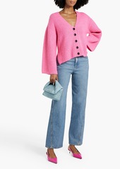 A.L.C. - Venice brushed alpaca-blend cardigan - Pink - S