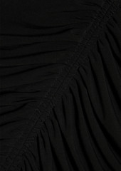 A.L.C. - Violet ruched stretch-jersey mini dress - Black - XS