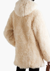 A.L.C. - Winston faux shearling hooded coat - Neutral - L
