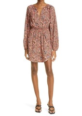 A.L.C. Adelaide Floral Long Sleeve Dress in Coral Multi at Nordstrom