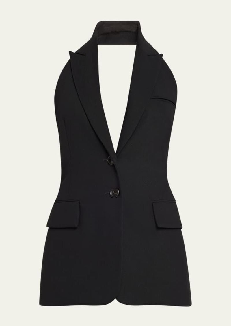 A.L.C. Alexa Single-Breasted Halter Vest