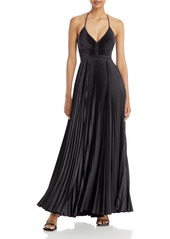 A.L.C. Aries Pleated Open Back Dress