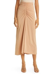 A.L.C. Aurelie Ruched Knit Midi Skirt in Dulce at Nordstrom