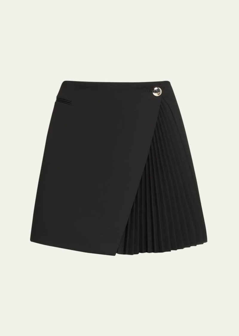 A.L.C. Callen Pleated A-Line Mini Skirt