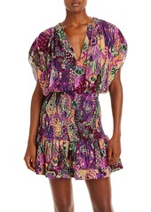 A.l.c. Carly Smocked Floral Print Dress