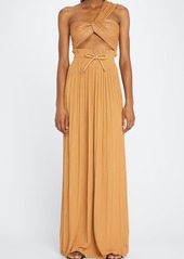 A.L.C. Everly Drawstring Pleated Maxi Skirt