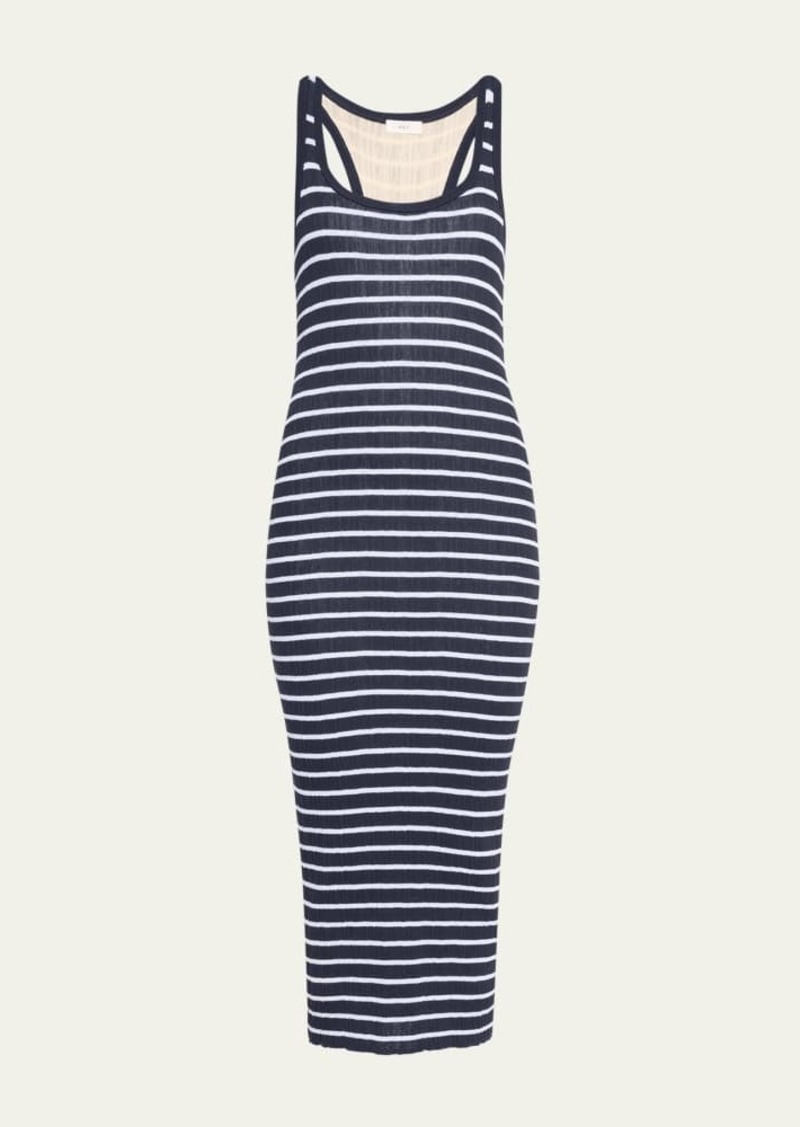 A.L.C. Iris Stripe Knit Midi Dress