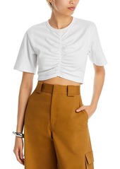 A.l.c. Johanna Ruched Cropped Tee