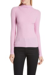 A.L.C. Lamont Funnel Neck Sweater in Bubblegum at Nordstrom