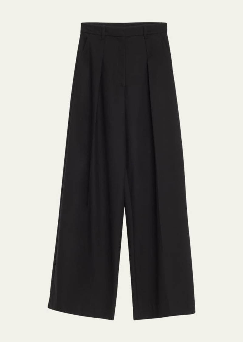 A.L.C. Ryder Pleated Straight-Leg Pants