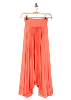 A.L.C. Sonali Pleated Handkerchief Hem Skirt in Spiced Coral at Nordstrom Rack