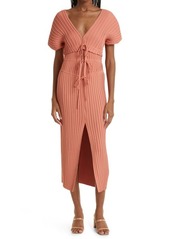 A.L.C. Stella Pleated Knit Dress in Venetian Rose at Nordstrom