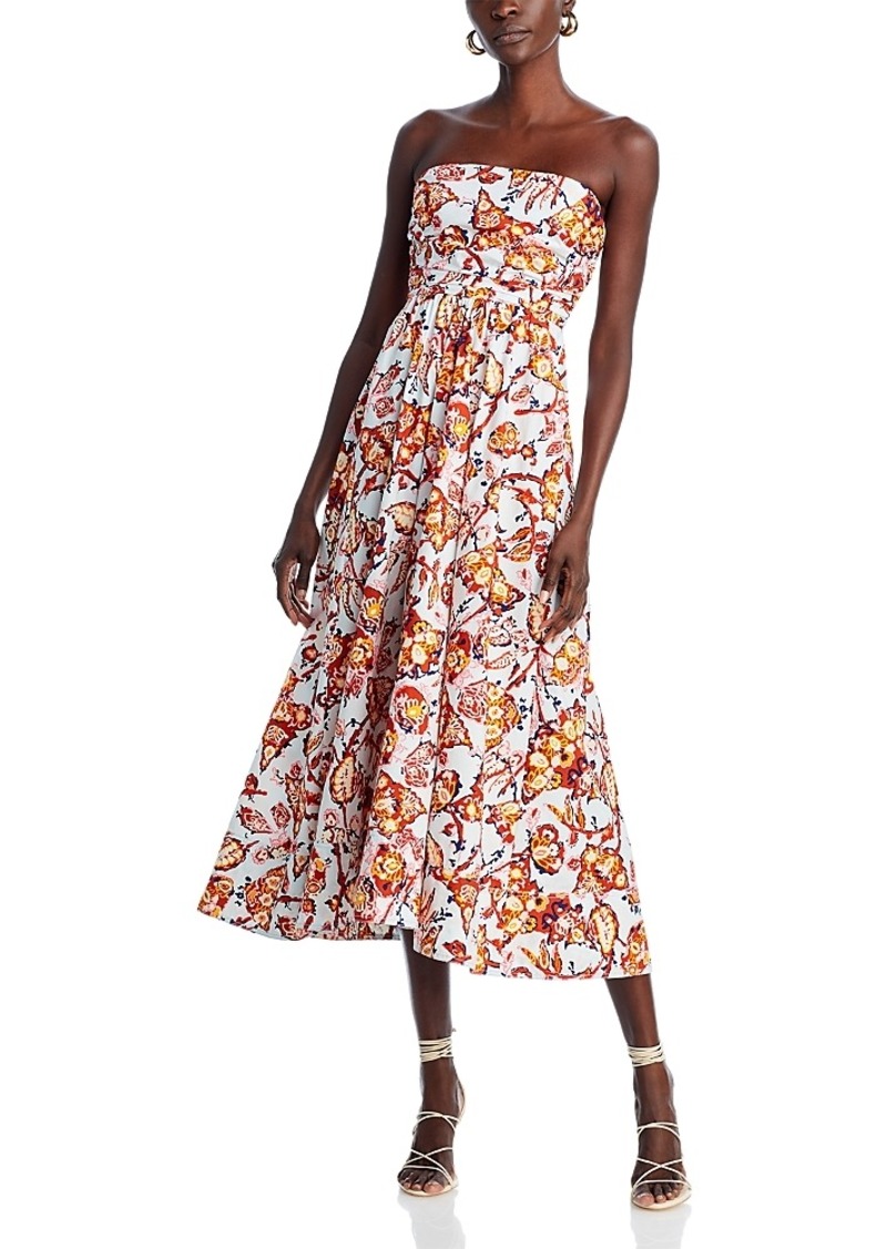 A.L.C. A. l.c. Tate Cotton Printed Midi Dress