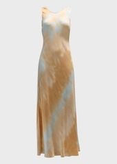 A.L.C. Amana Tie-Dye Maxi Slip Dress