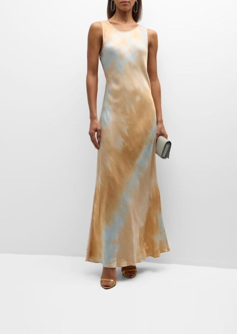 A.L.C. Amana Tie-Dye Maxi Slip Dress