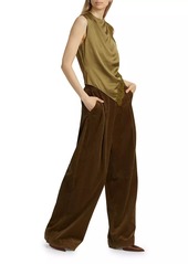 A.L.C. Andrew Corduroy Wide-Leg Pants