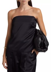 A.L.C. Ani Satin Strapless Top