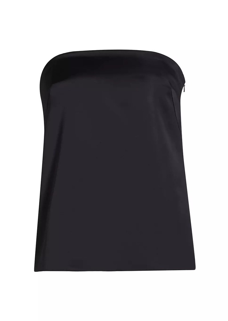 A.L.C. Ani Satin Strapless Top