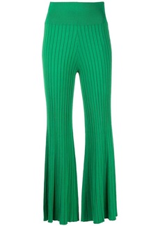 A.L.C. Astrid flared knitted trousers