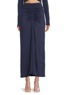 A.L.C. Aureta Ruched Maxi Skirt