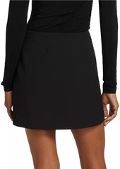 A.L.C. Callen Pleated Wrap Miniskirt