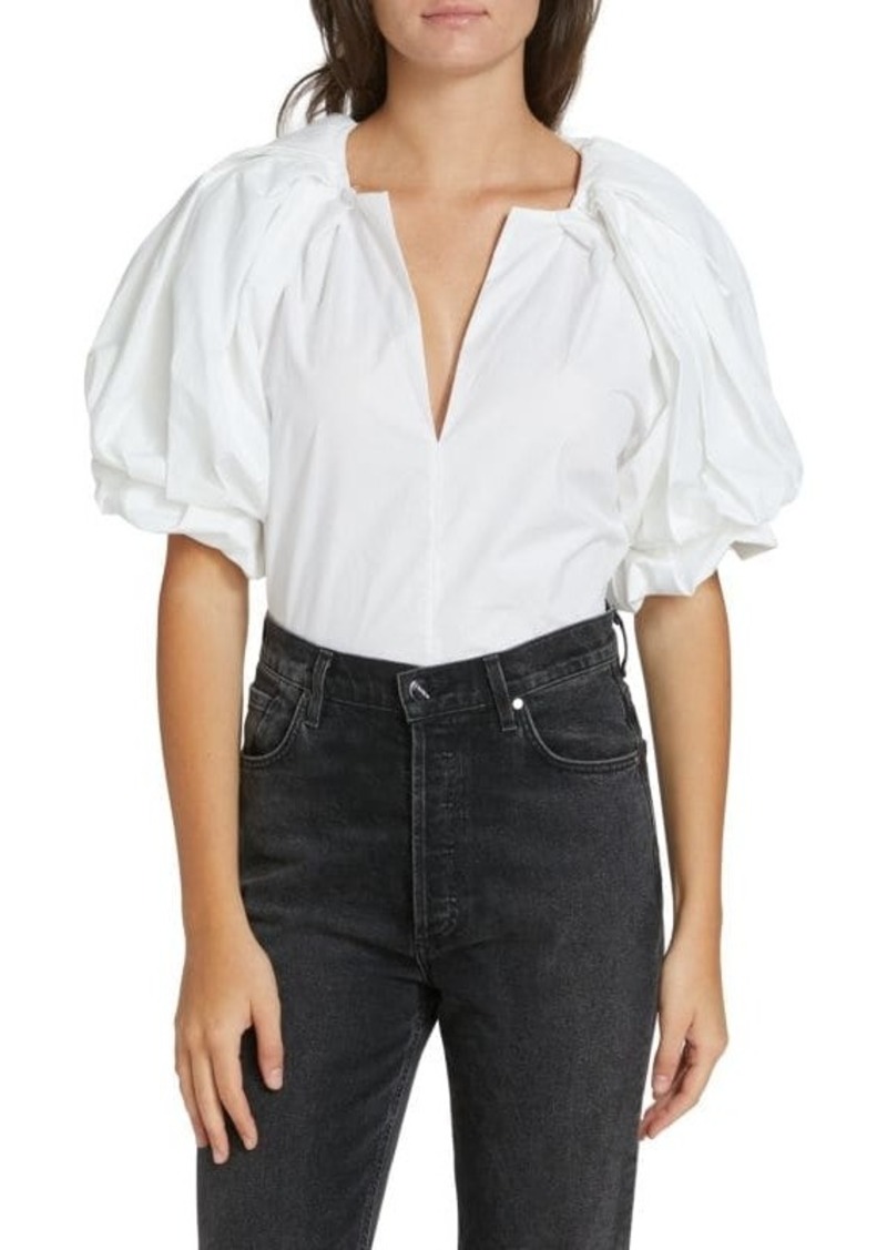 A.L.C. Cara Puff-Sleeve Top