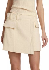 A.L.C. Cora Tweed Wrap Miniskirt