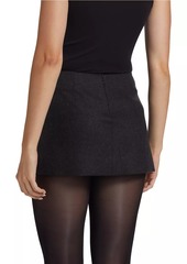 A.L.C. Edie Wool-Blend A-line Miniskirt